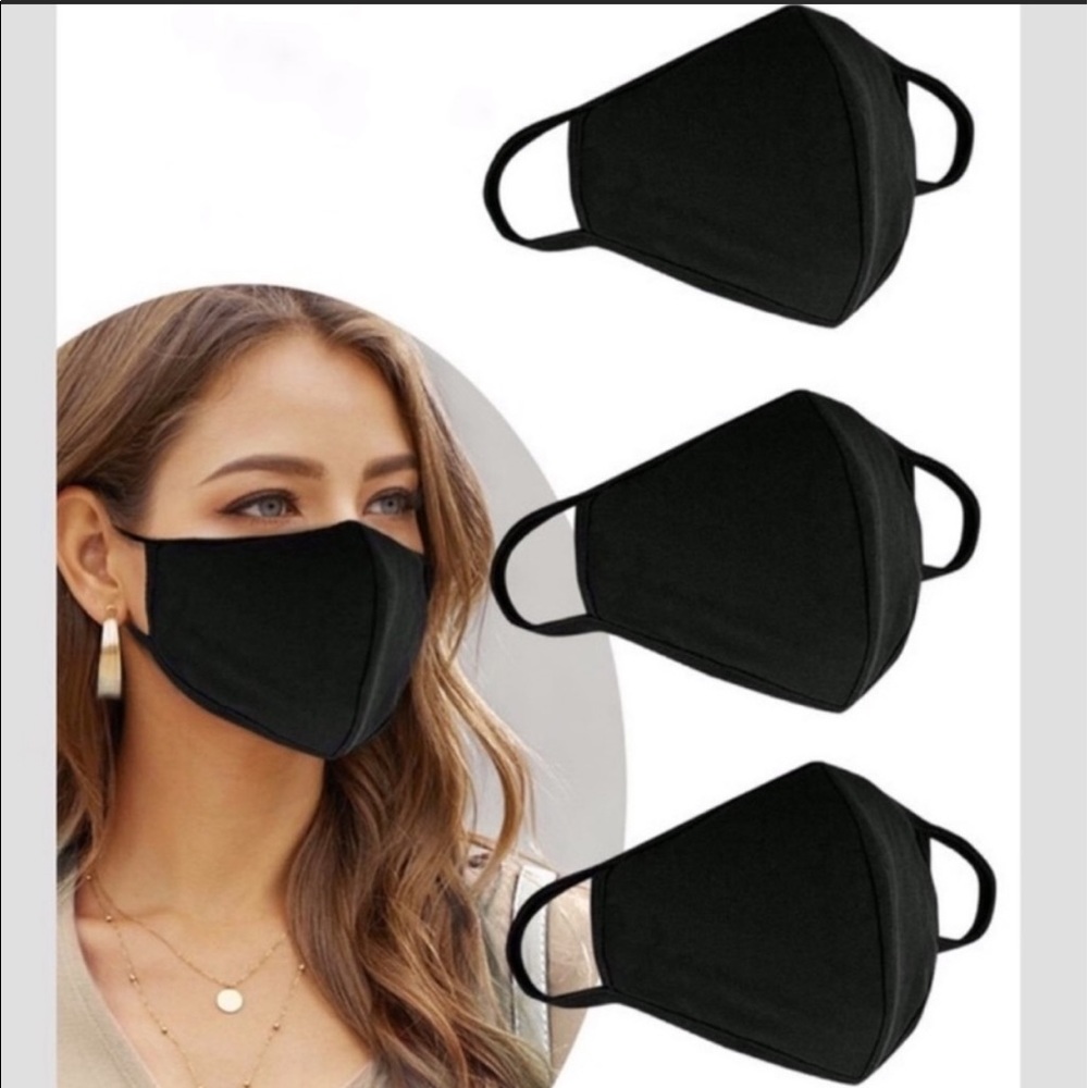 Made in USA, Black Face Mask